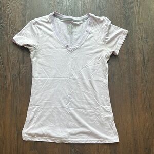 Nike Dry Fit Women's V-Neck Light Lavender